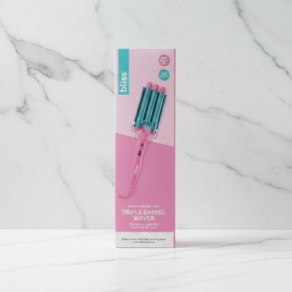 Bliss Other - Bliss Triple Barrel Wave Hair Tool - Pink and Teal